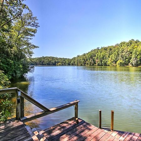 Lakefront Mountain Rest Cottage With Gas Fireplace! Walhalla Bagian luar foto