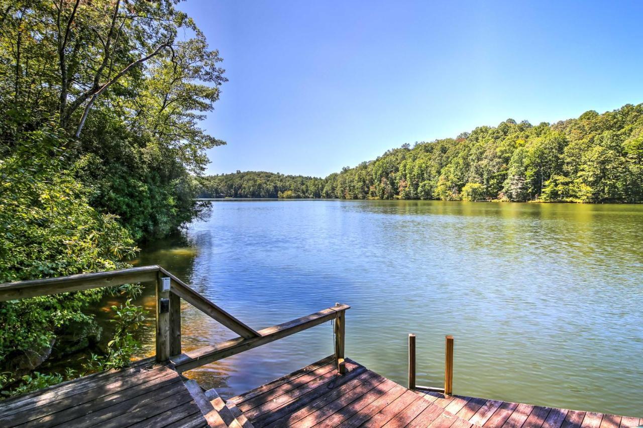 Lakefront Mountain Rest Cottage With Gas Fireplace! Walhalla Bagian luar foto