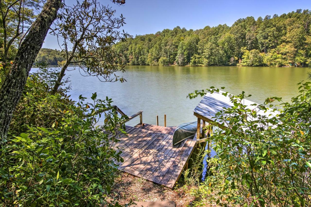 Lakefront Mountain Rest Cottage With Gas Fireplace! Walhalla Bagian luar foto