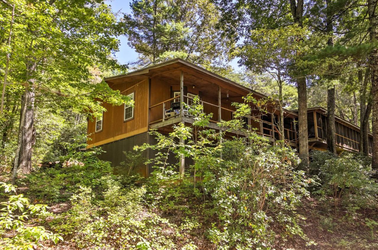 Lakefront Mountain Rest Cottage With Gas Fireplace! Walhalla Bagian luar foto