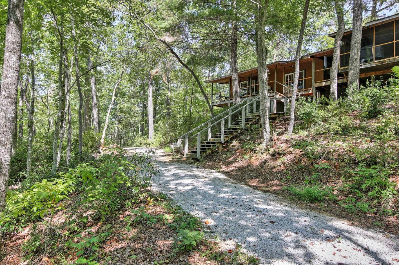 Lakefront Mountain Rest Cottage With Gas Fireplace! Walhalla Bagian luar foto